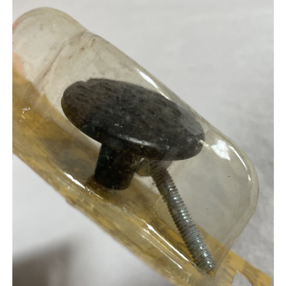 Amerock T-508-CB Drawer Pull Knob Colonial Black Made USA Set of 2 Vintage Stock - Picture 6 of 6